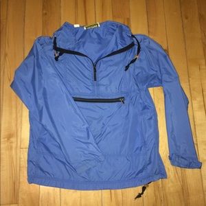 L.L. Bean Blue Rain Coat